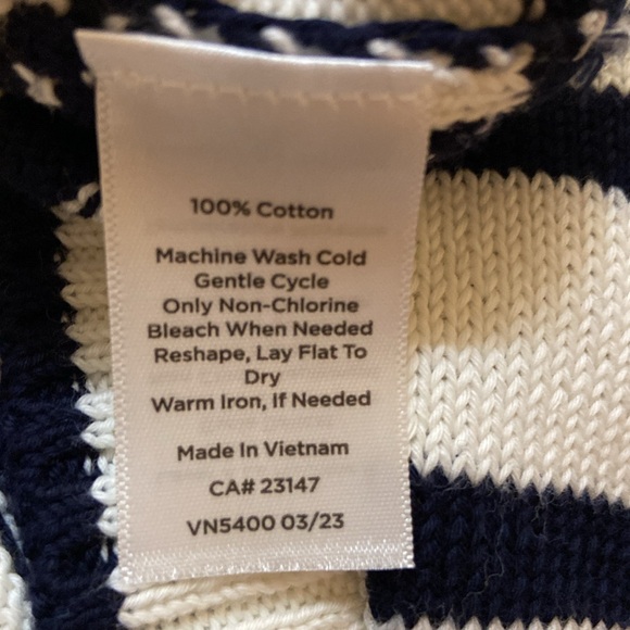 Talbots striped cardigan - Picture 8 of 8